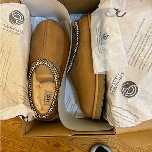 UGG Women's Brown Platform Slippers